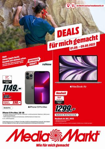 Angebote von Elektro & Computer in Luzern | Deals für mich gemacht in Media Markt | 1.8.2022 - 9.8.2022