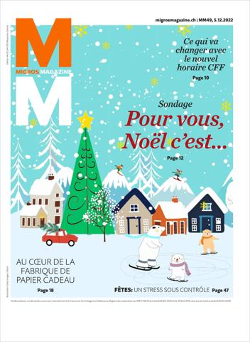 Migros Katalog in La Tour-de-Peilz | MigrosMagazine | 5.12.2022 - 11.12.2022