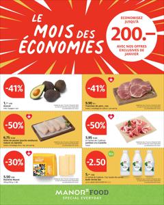 Manor Katalog in Le Locle | Offres Manor Food | 16.1.2023 - 30.1.2023