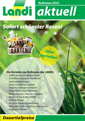 Angebote von Baumärkte & Gartencenter in Luzern | LANDI - Rollrasen 2022 in Landi | 11.3.2022 - 31.12.2022