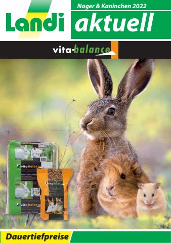 Angebot auf Seite 7 des LANDI - Nager &amp; Kaninchen 2022-Katalogs von Landi