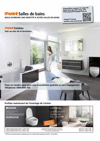 Fust Katalog in Veyrier | Brochure de salles de bains mai 2022 | 27.4.2022 - 25.6.2022