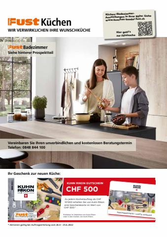 Fust Katalog in Sion | Küchenprospekt Mai 2022 | 27.4.2022 - 25.6.2022
