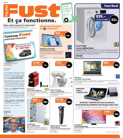 Angebote von Elektro & Computer in Genève | Courrier Fust in Fust | 19.9.2022 - 23.10.2022