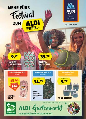 Aldi Katalog in Volketswil | Blätter online im ALDI SUISSE Flugblatt | 12.5.2022 - 18.5.2022