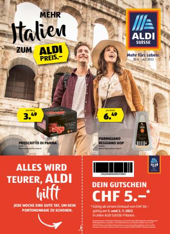 Aldi Katalog in Schaffhausen | Blättere online im ALDI SUISSE Flugblatt | 30.6.2022 - 6.7.2022