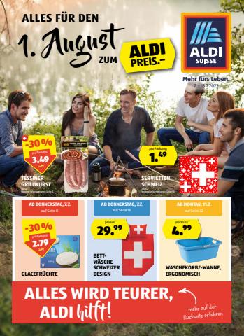 Aldi Katalog in Naters | Blätter online im ALDI SUISSE Flugblatt | 7.7.2022 - 13.7.2022