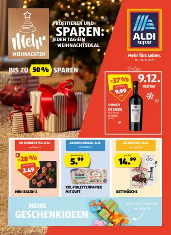 Angebote von Supermärkte in Bern | Blätter online im ALDI SUISSE Flugblatt in Aldi | 8.12.2022 - 14.12.2022