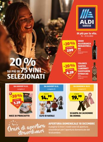 Aldi Katalog in Cernobbio | Sfoglia online il volantino ALDI SUISSE | 15.12.2022 - 21.12.2022