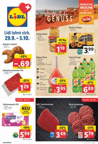Angebote von Supermärkte in Genève | Lidl Aktuell in Lidl | 29.9.2022 - 5.10.2022