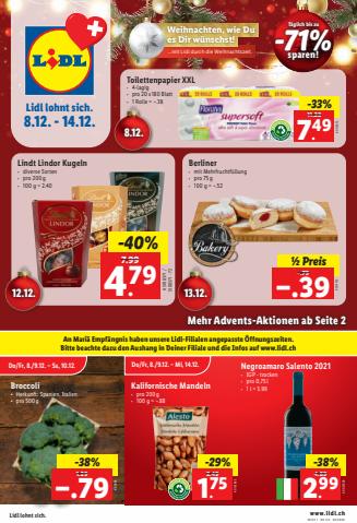 Angebote von Supermärkte in Bern | Lidl Aktuell in Lidl | 8.12.2022 - 14.12.2022