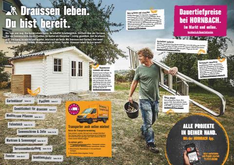 Hornbach Katalog | Draussen leben. Du bist bereit. | 6.6.2023 - 9.6.2023