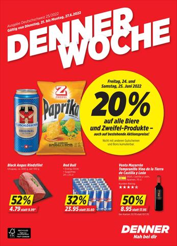 Angebote von Supermärkte | Denner Woche in Denner | 21.6.2022 - 27.6.2022