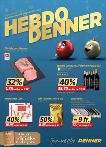 Angebot auf Seite 1 des Hebdo Denner-Katalogs von Denner