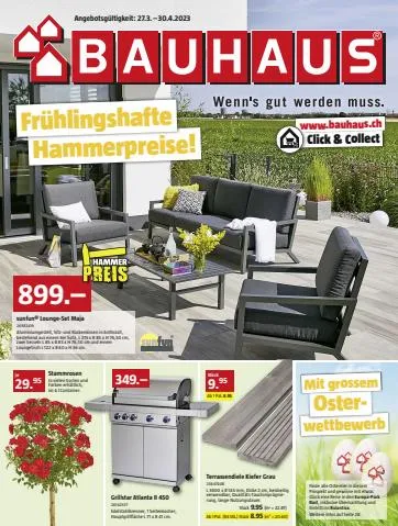 Bauhaus Katalog | Bauhaus reklamblad | 27.3.2023 - 30.4.2023
