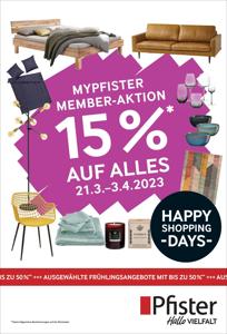 Pfister Katalog in Genève | Pfister reklamblad | 21.3.2023 - 3.4.2023