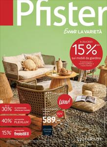 Pfister Katalog in Bellinzona | Pfister reklamblad | 6.6.2023 - 9.6.2023