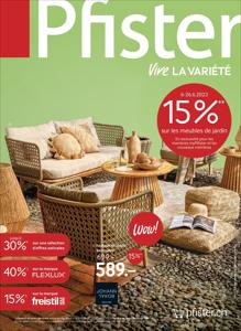 Pfister Katalog in Lausanne | Pfister reklamblad | 6.6.2023 - 9.6.2023