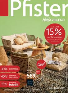 Angebote von Haus & Möbel in Basel | Pfister reklamblad in Pfister | 6.6.2023 - 9.6.2023