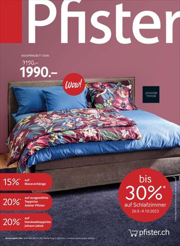 Pfister Katalog | Pfister reklamblad | 7.9.2023 - 9.10.2023