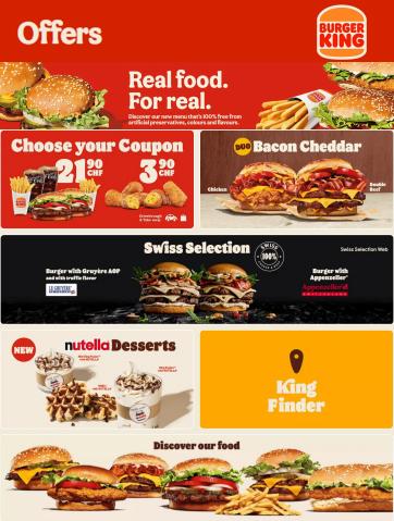 Angebote von Restaurants in Lausanne | Offers in Burger King | 8.3.2022 - 8.6.2022