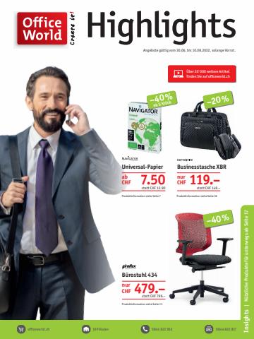 Office World Katalog in Naters | Highlights | 30.6.2022 - 10.8.2022