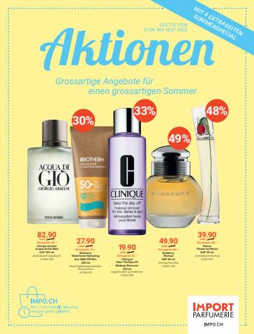Import Parfumerie Katalog | Aktionen Grossartige Angebote für einen grossartigen Sommer. | 24.6.2022 - 18.7.2022