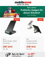 Mobilezone Katalog in Lausanne | Praktische Gadgets für deinen Schulstart Bis zu 33% Rabatt | 3.8.2022 - 28.8.2022