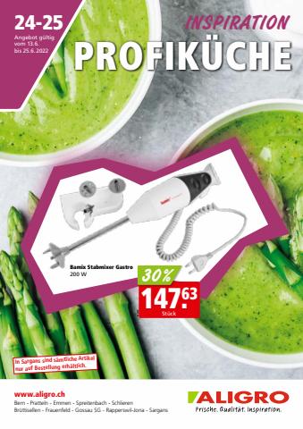 Angebote von Supermärkte | Inspiration CUISINE PRO in Aligro | 13.6.2022 - 25.6.2022