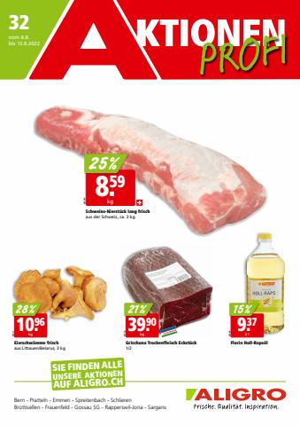 Angebote von Supermärkte in Zürich | Actions pour le Pro #32 in Aligro | 8.8.2022 - 13.8.2022