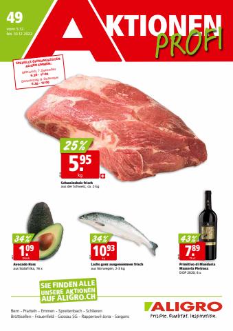 Angebote von Supermärkte in Bern | Actions pour le Pro #49 in Aligro | 5.12.2022 - 10.12.2022