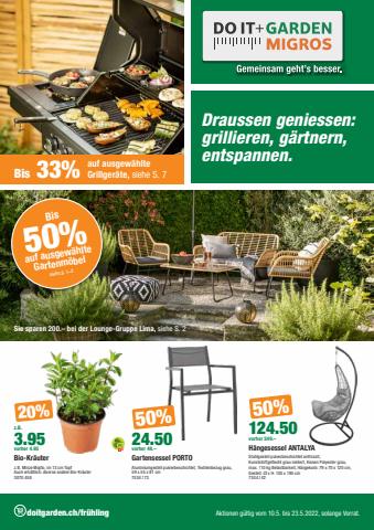 Do it + Garden Katalog | Draussen geniessen grillieren, gärtnern, entspannen. | 10.5.2022 - 23.5.2022