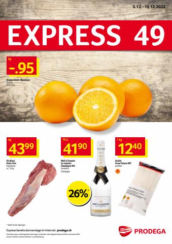 Angebote von Supermärkte in Kriens | Prodega reklamblad in Prodega | 5.12.2022 - 10.12.2022