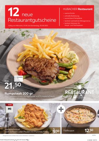 Möbel Hubacher Katalog | Restaurantgutscheine Juni | 7.6.2022 - 1.7.2022