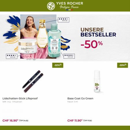 Yves Rocher Katalog in Genève | Unsere Bestseller -50% | 12.5.2022 - 19.5.2022