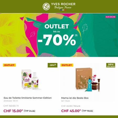 Yves Rocher Katalog in Basel | Outlet bis zu -70% | 14.6.2022 - 6.7.2022