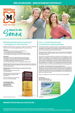Angebote von Drogerien & Schönheit in Basel | Ihr Gesundheitsspezialist in Müller | 2.5.2022 - 28.5.2022