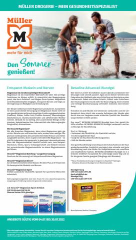 Müller Katalog in Winterthur | Ihr Gesundheitsspezialist | 4.7.2022 - 30.7.2022