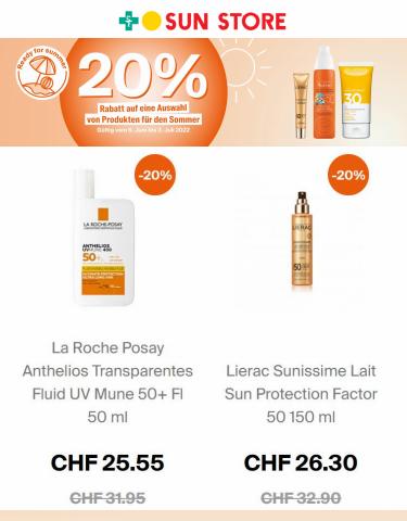 Sun Store Katalog | 20% Rabatt auf eine Auswahl Von Produkten für den Sommer | 7.6.2022 - 3.7.2022