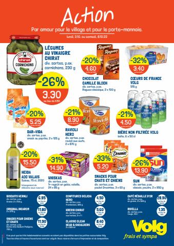 Angebote von Supermärkte in Burgdorf | Volg Catalog in Volg | 3.10.2022 - 6.10.2022