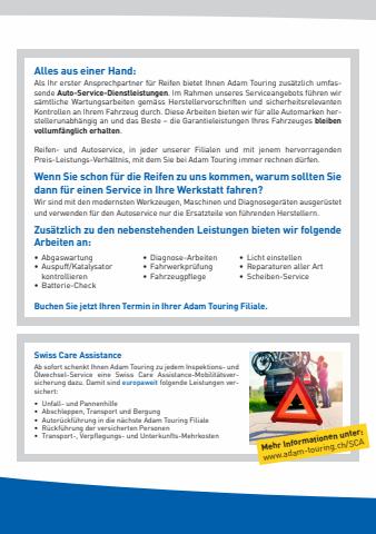 Adam Touring Katalog in Münchenbuchsee | Adam Touring - Autoservice | 3.1.2022 - 3.1.2023