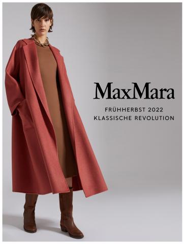 Max Mara Katalog | Frühherbst 2022 - Klassische Revolution | 3.8.2022 - 3.10.2022