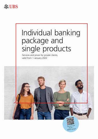 UBS Katalog | Individual banking package and single products | 6.4.2022 - 6.7.2022