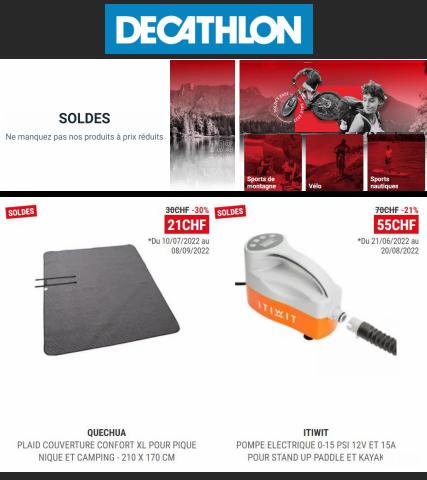 Decathlon Katalog in Genève | Soldes | 27.7.2022 - 8.9.2022