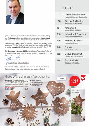 Weltbild Katalog in Winterthur | Weltbild reklamblad | 1.10.2022 - 31.10.2022