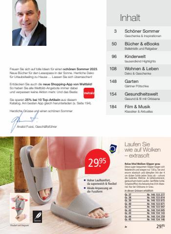 Weltbild Katalog in Basel | Weltbild reklamblad | 22.5.2023 - 19.7.2023