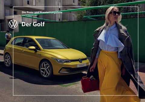 Angebot auf Seite 18 des Der Golf-Katalogs von Volkswagen