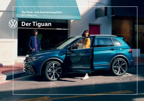 Angebot auf Seite 38 des Der Tiguan-Katalogs von Volkswagen