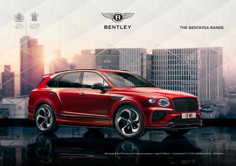 Angebot auf Seite 9 des The Bentayga Range-Katalogs von Bentley