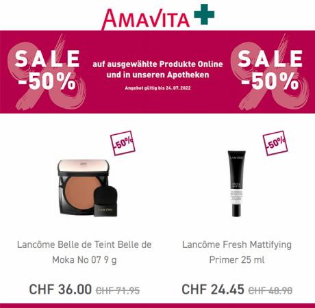 Amavita Katalog in Zürich | -50% Rabatt! | 27.6.2022 - 24.7.2022
